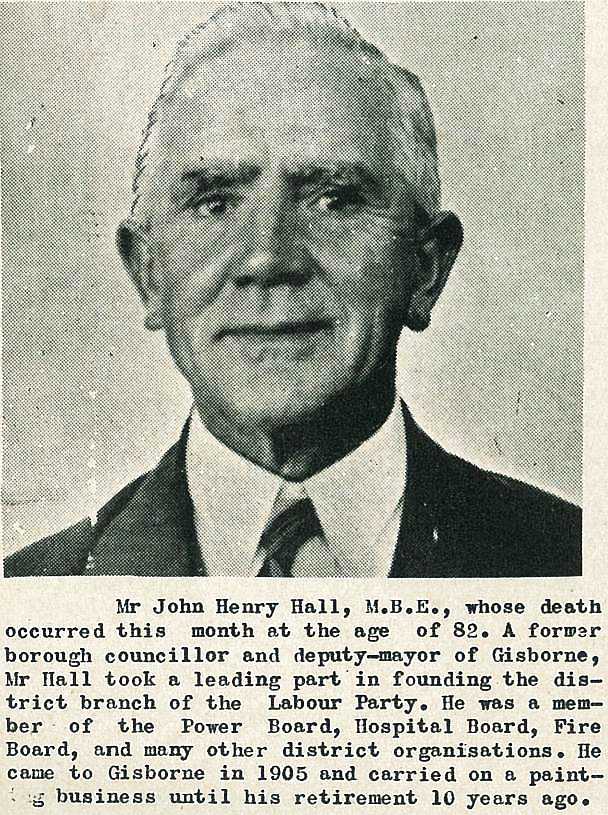 Mr <b>John Henry Hall</b>, M. B. E., whose death occurred this month at the age of <b>...</b> - GPN26_19560823_002c
