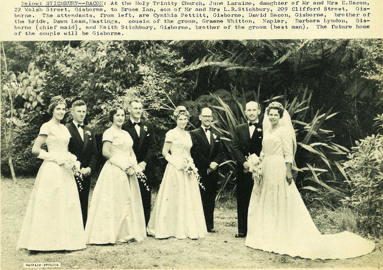 Wedding Bells Gisborne Photo News No 105 March 21, 1963