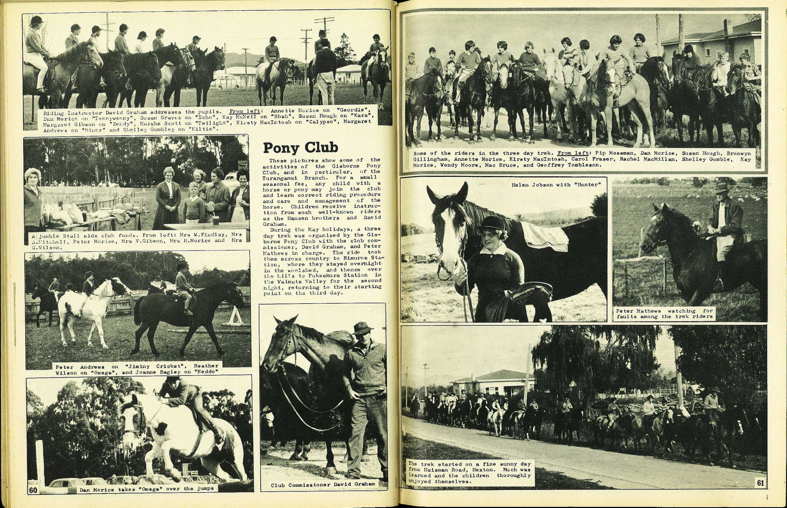 Pony Club - Gisborne Photo News - No 108 : June 13, 1963