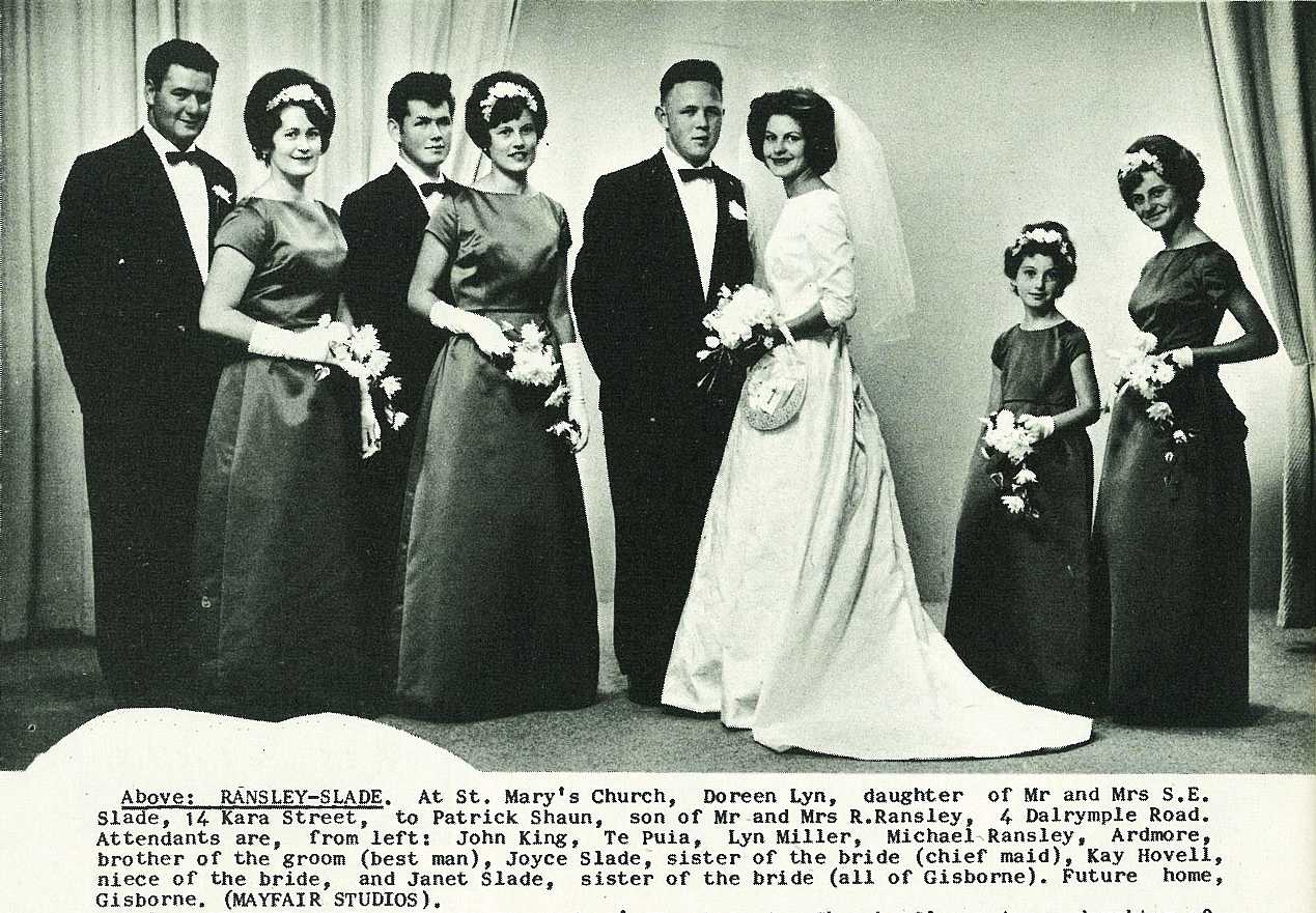 Wedding Bells Gisborne Photo News No 130 April 21, 1965