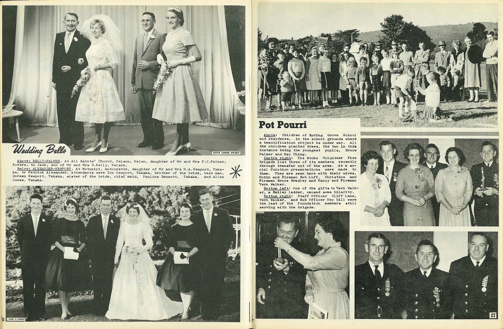 Wedding Bells Nelson Photo News No 22 August 18, 1962